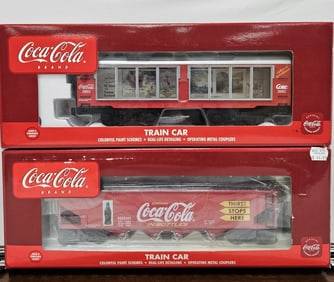 K-Line Coca Cola Train Cars Lot of Two