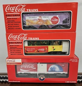 Lionel & K-Line Coca Cola Train Car Lot