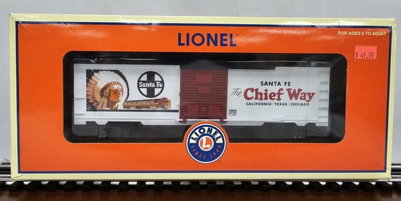 Lionel Classic Railway Art Boxcar (NIB) C-9+