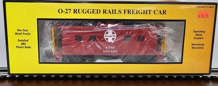 Rail King - MTH Santa Fe Steel Caboose (NIB) C-9+