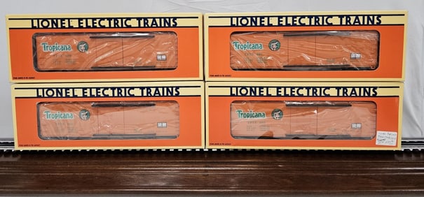 Lionel Tropicana Standard O Refrigerator Car Set