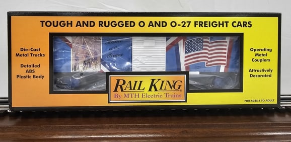 MTH Rail King Ground Zero Spirit Flag Raising Box