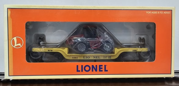 Lionel 6461 Depressed-Center Flat Car w/ Ertl Case