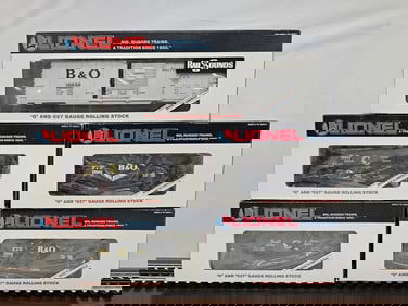 Lionel B & O Rolling Stock Lot of 5