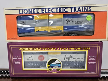 Lionel and MTH O Scale Missouri Pacific Boxcar Lot