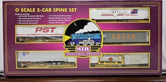 MTH T.T.U.X. Spine Car Set