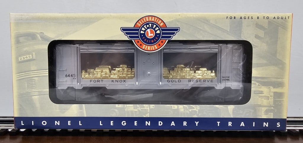 Lionel 6445 Fort Knox Mint Car (NIB): Lionel 6-19688 Post War Celebration Series--6445 Fort Knox Mint Car (New In Box) C-10