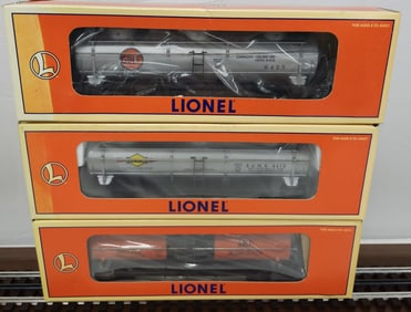 Lionel Tank Car Lot of Three (NIB)