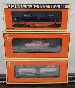 Lionel Car Lot of Three (NIB)