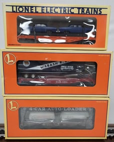 Lionel Cars Lot of Three (NIB)