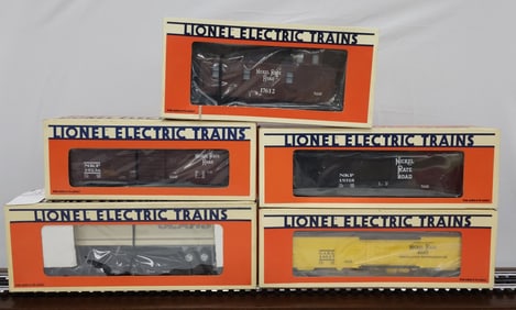 Lionel Nickel Plate Road Lot of 5 Cars (NIB)