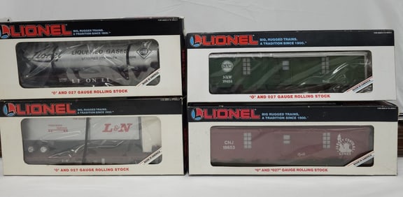 Lionel Rolling Stock Car Lot of 4 (NIB)