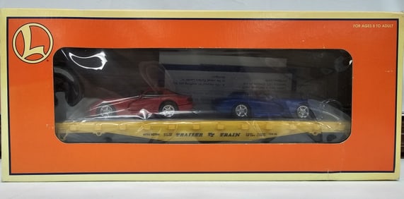 Lionel Flatcar W/ Dodge Vipers (New In Box) C-10