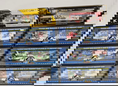 MTH Christmas Boxcar Lot of 8