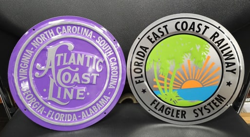 Atlantic Coast Lines & FEC Railway Sign Lot
