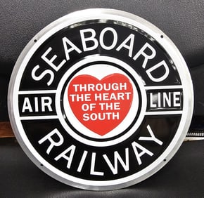 Seaboard Railway 8" Sign