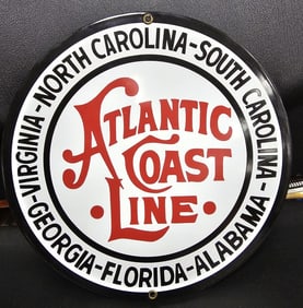 Florida East Coast Railway Porcelain Sign