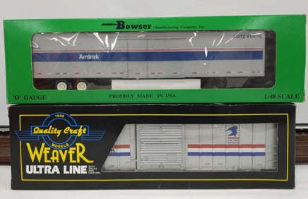 Weaver and Bowser Amtrack Lot of Two
