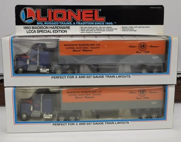Lionel 1993 Madison Hardware LCCA Tractor Trailer