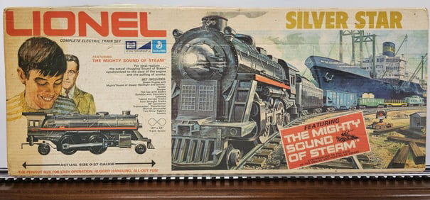 1972 Lionel Silver Star O27-Gauge Train Set With B