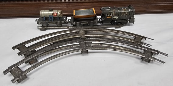HAJI Japan Tin Lithgraph Key Wind NYC Toy Train