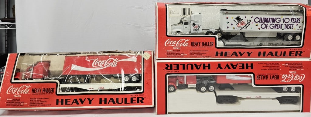 K-Line Coca Cola Heavy Hauler Lot of Three (1 of 4)