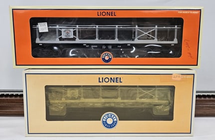 Lionel SP Two Tier Auto Carrier Lot of Two