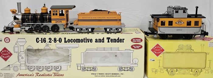 Aristo Craft D&RG G-Scal Locomotive & Tender