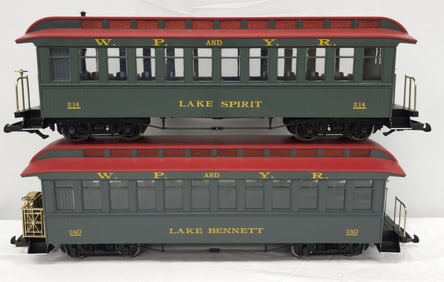 G Scale Bachman WP & YR Passenger Car Lot of Two
