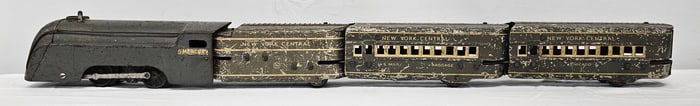 Early Marx New York Central O-Gauge Passenger Set