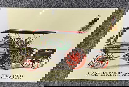 Case Engine & Tender Embossed SST Sign