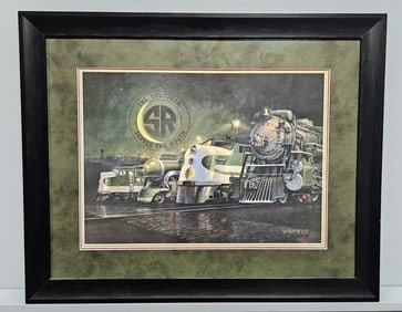 Fine Southern Railroad Engine Framed Print