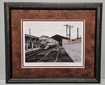 Central of Georgia RY Savannah, Ga Framed Print