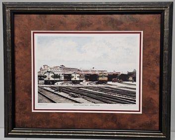 Frank Crowe Atlanta Terminal Station Framed Print