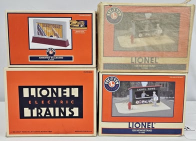 Lionel Train Accessories Lot of Four in C-10