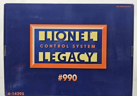 Lionel Legacy #990 Control System: Lionel Legacy #990 Control System, was working properly when it was taken off the Carter Collection Layout. Does not have cords. Pictured as seen, with box. Box is in Excellent condition.