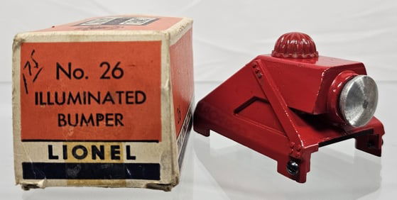 Lionel Post War No. 26 Illuminated Bumper (NOS)