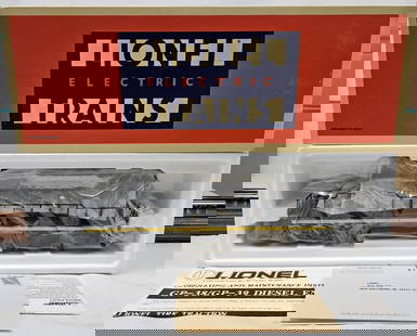 Lionel Clinchfield GP-38-2 Diesel Engine (NIB): Scarce Modern Era Lionel 6-18821, Clinchfield GP-38-2 Diesel Engine (New In Box) C-10 collector grade condition. This Engine features dual motors and an electronic horn. Other features include a metal