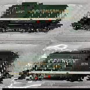 RMT-4252 Southern Locomotive Lot of 2: RMT-4252 Southern Locomotive Lot of 2, Tested and in Fully Working Order. C-8. Engine #2173 & #2174