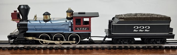 Rail King ATSF 222 10 Wheel Steam Engine