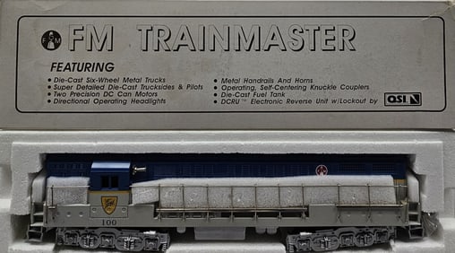 FM Trainmaster FM Diesel D & H 100 Engine In Box
