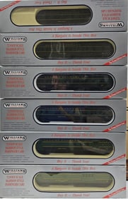 Williams Reading RR 72Ft Scale Madison Car Set