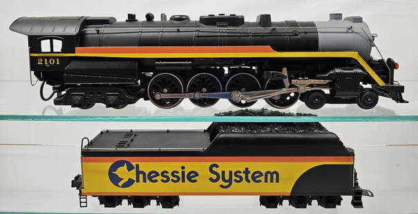 Lionel Chessie T-1, 4-8-4 Steam Locomotive: Modern Era, Lionel 6-18011 Chessie T-1, 4-8-4 Steam Locomotive in tested working condition. Train C-7+ & Box is a B-5