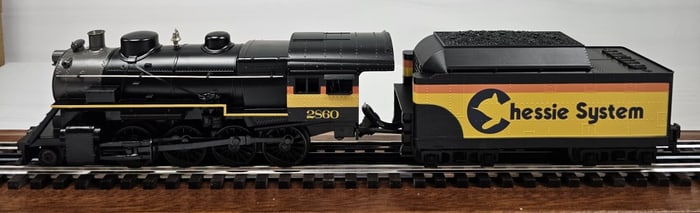Rail-King Chessie 2-8-0 Steam Engine W/Proto Sound