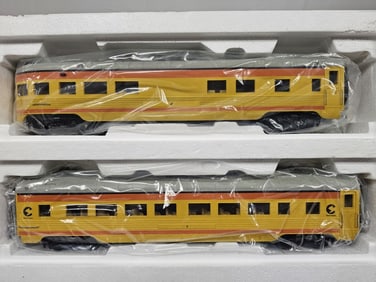 RailKing Chessie 2Car 60' Streamlined Pass. Set