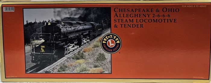 Lionel Chesapeake & Ohio Allegheny Steam Loco.
