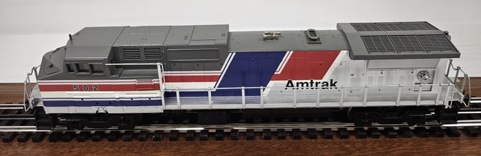 MTH Amtrak GE Dash 8 Diesel Cab#502-Proto Sound