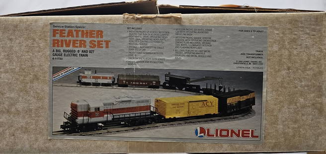 Lionel Service Station Feather River Train Set: Modern Era Lionel 6-11733, Service Station Special Feather River Train Set (New In Box) C-10.