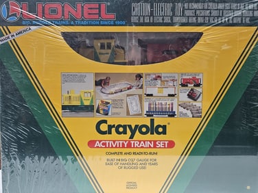 Lionel Crayola Activity Train Set Factory Sealed