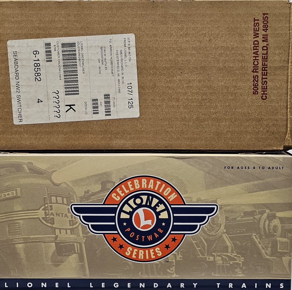 Lionel Seaboard NW2 Switcher (NIB) C-10 (1 of 2)